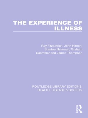cover image of The Experience of Illness
